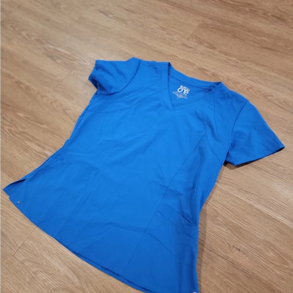 Bravo one blue scrub top